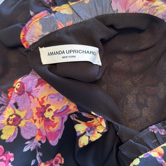 Amanda Uprichard Helene top in Evening Blossom - Picture 6 of 7